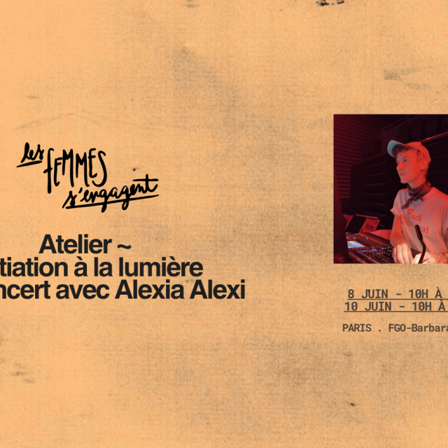 Atelier ~ Initiation à la lumière de concert