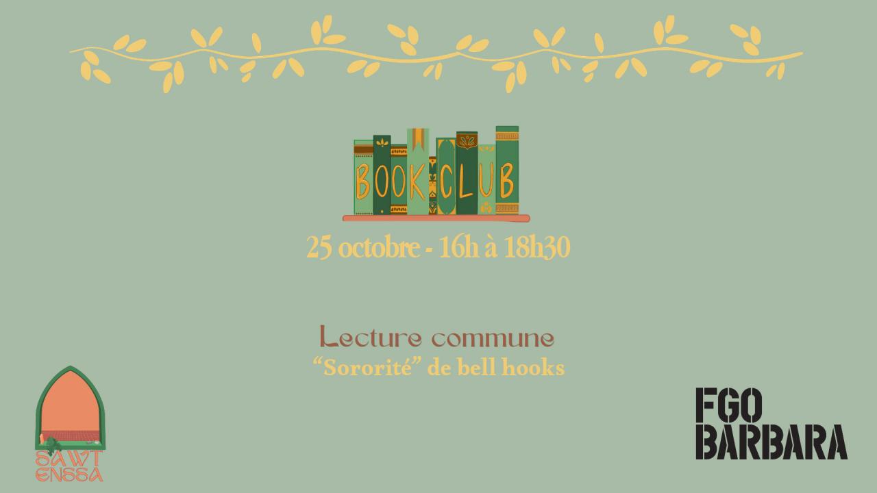 Book Club Des Affranchies "Sororité" de bell hooks